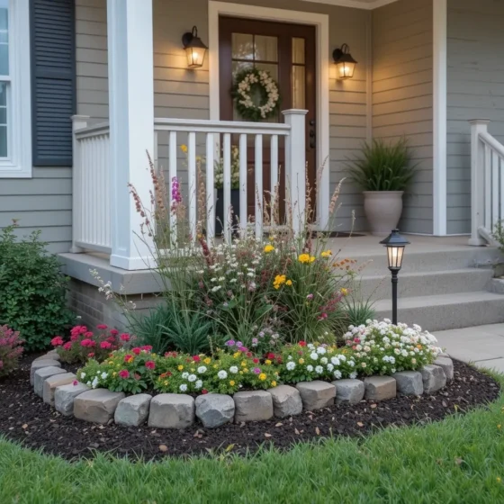 Front Porch Bed With Lighting