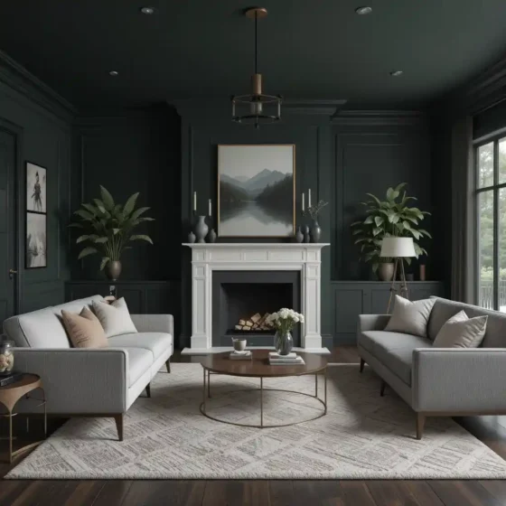 Go Bold with Dark Wall Paint