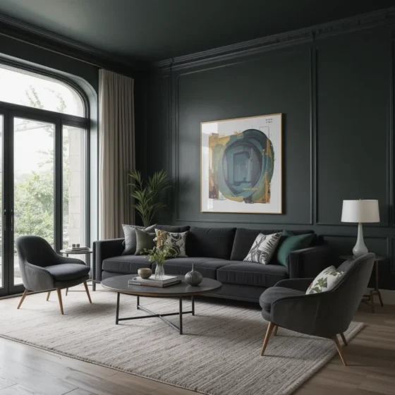 Go Bold with a Dramatic Accent Wall