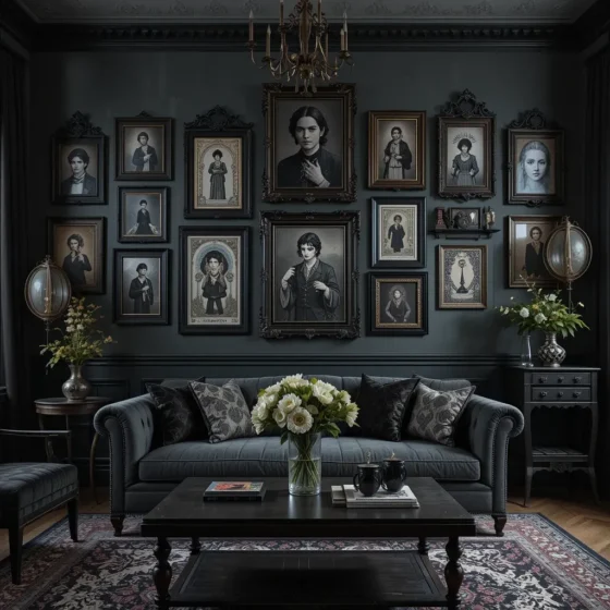 Gothic Gallery Wall