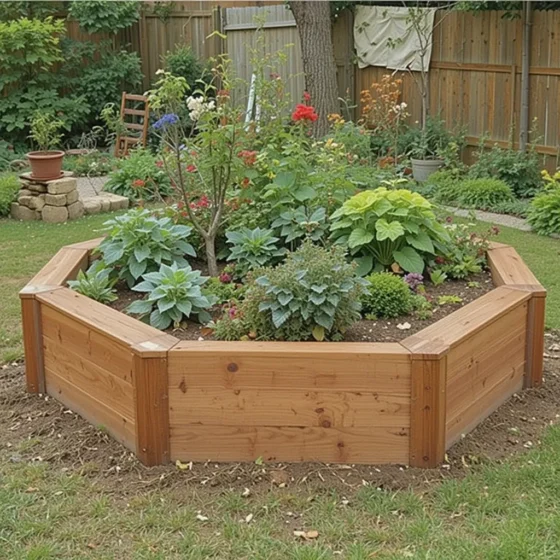 Hexagon Garden Bed