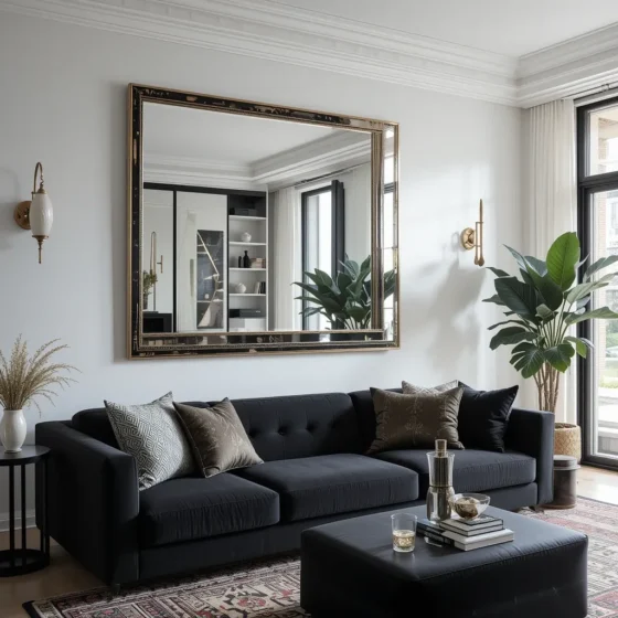 Introduce Mirrors to Reflect Light and Space