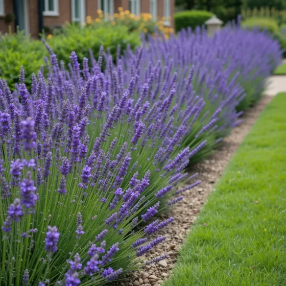 Living Border of Lavender