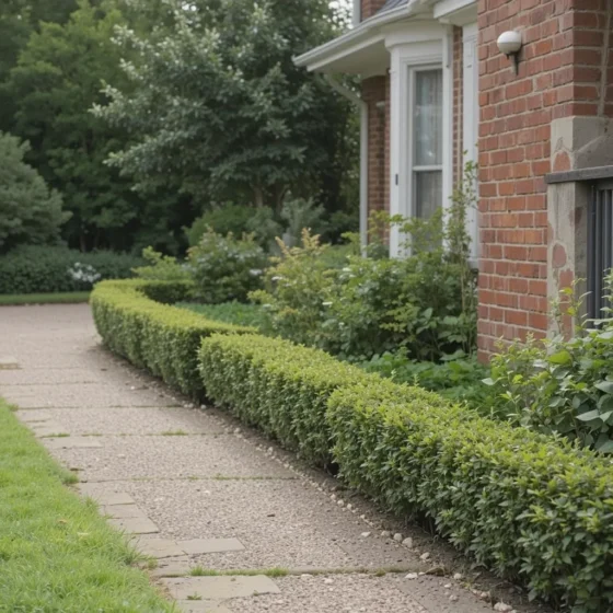 Low Boxwood Hedge