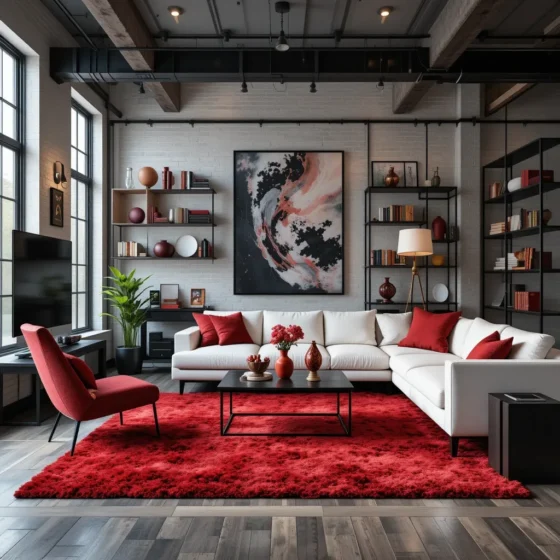 Modern Industrial with Black Metal Accents