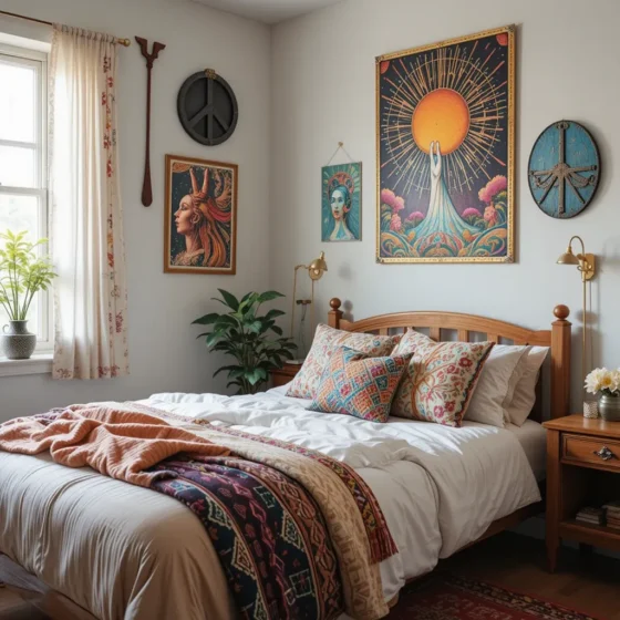 Peace Signs and Retro Wall Art