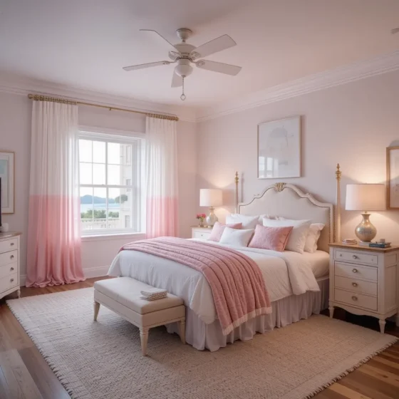 Pink Ombre Curtains for a Sunset Glow