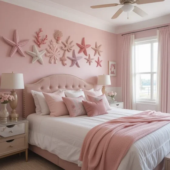 Pink Sea-Inspired Wall Hangings