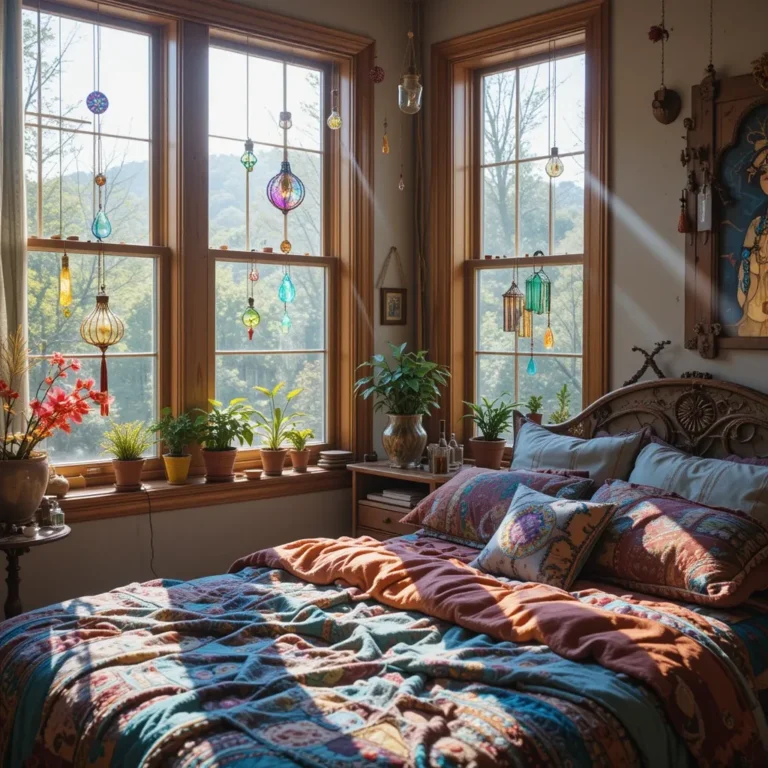 Sunlight-Catching Suncatchers in Windows