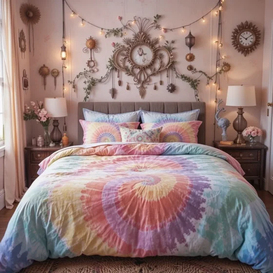 Tie-Dye Bedding for Groovy Color