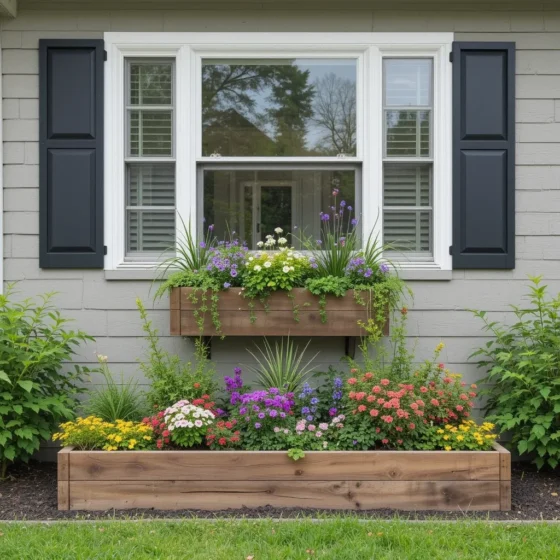 Triangle Bed Under Windows
