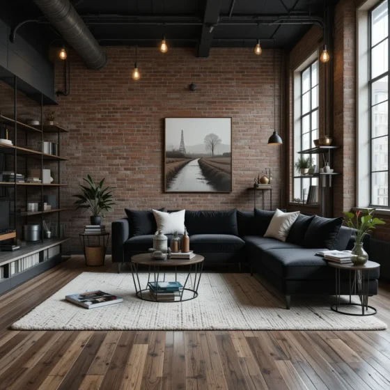 Use Industrial Decor for an Edgy Appeal
