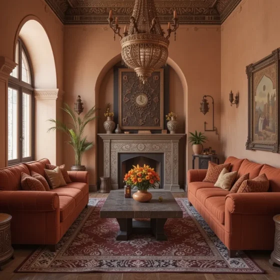 Use Rich, Earthy Tones for a Warm Look