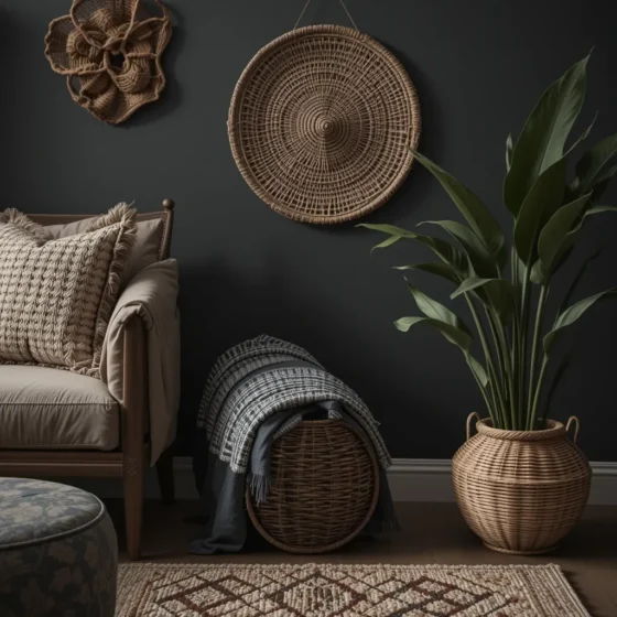 Woven Baskets for Storage and Decor