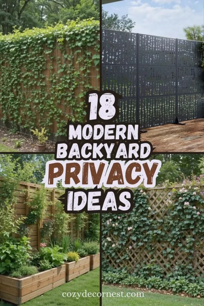 Backyard Privacy Ideas
