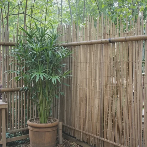 Bamboo Screens for a Tropical Vibe