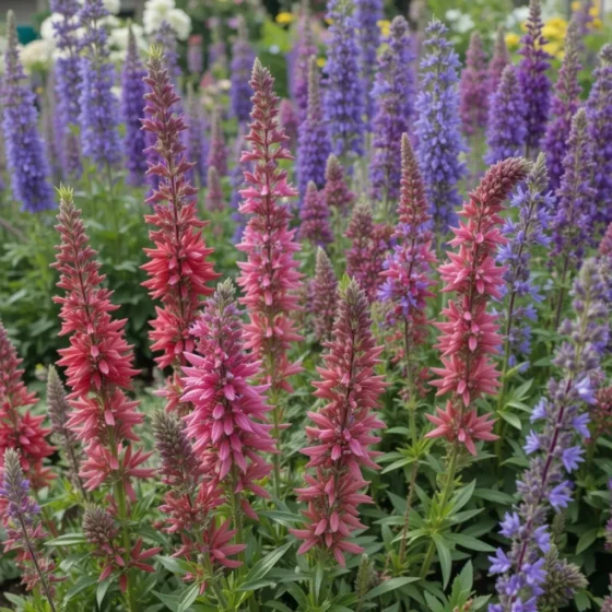 Bee Balm and Salvia Duo