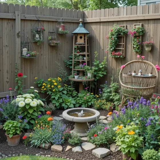 Bird-Friendly Garden Corner