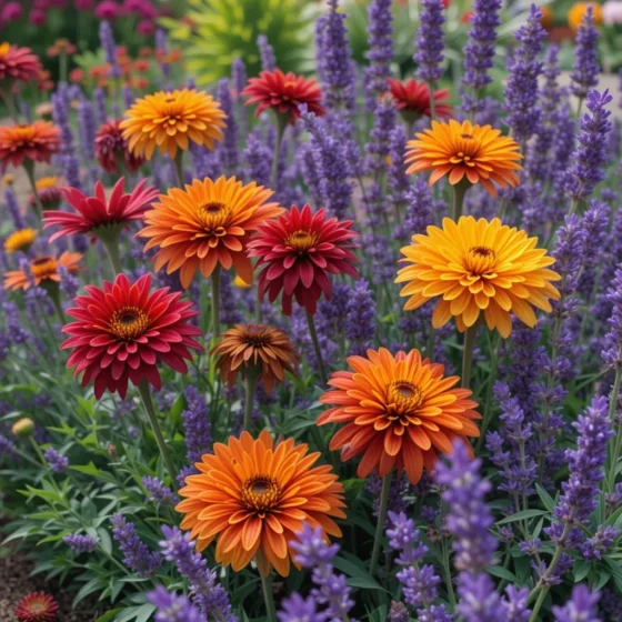 Blanket Flower and Lavender