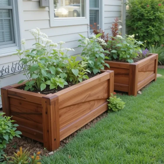Cedar Planter Boxes