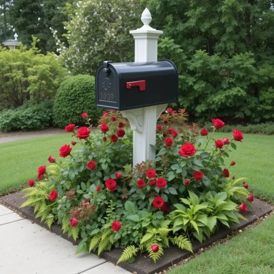 Classic Red Roses and Greenery