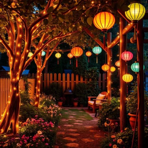 Fairy Lights and Paper Lanterns