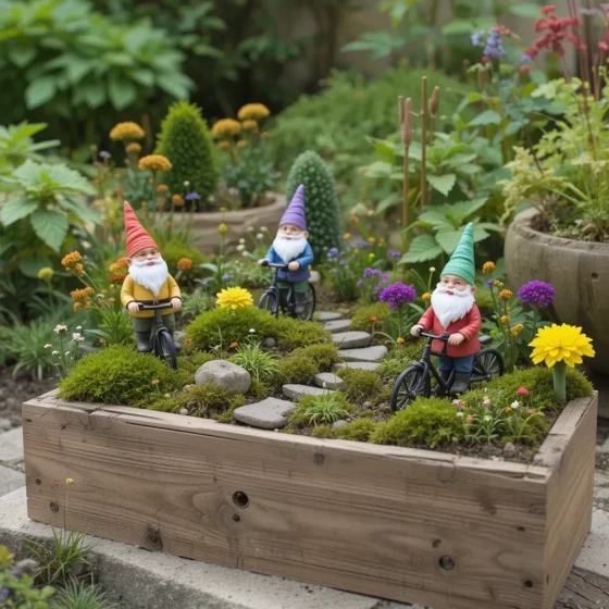 Garden Gnome Bicycle Ride