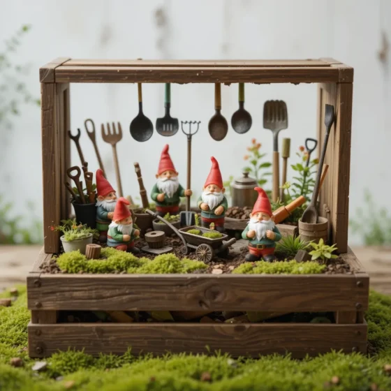 Gnome Garden Tools Workshop