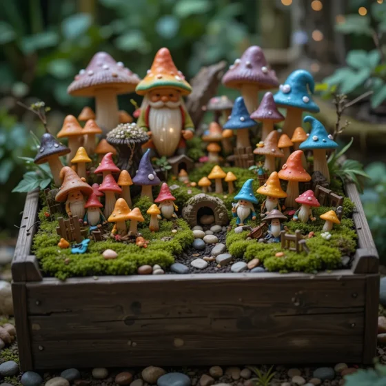 Gnome Mushroom Village