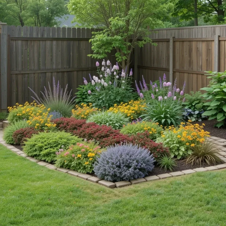 L-Shaped Flower Border
