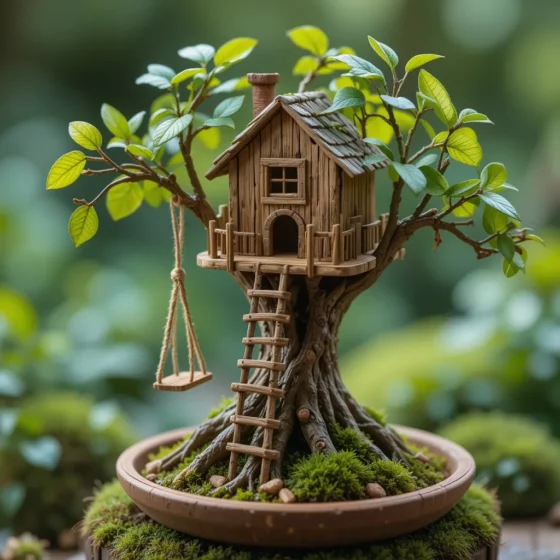 Miniature Treehouse Hideaway