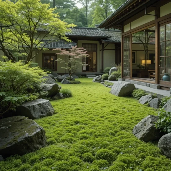 Moss Carpets Instead of Grass