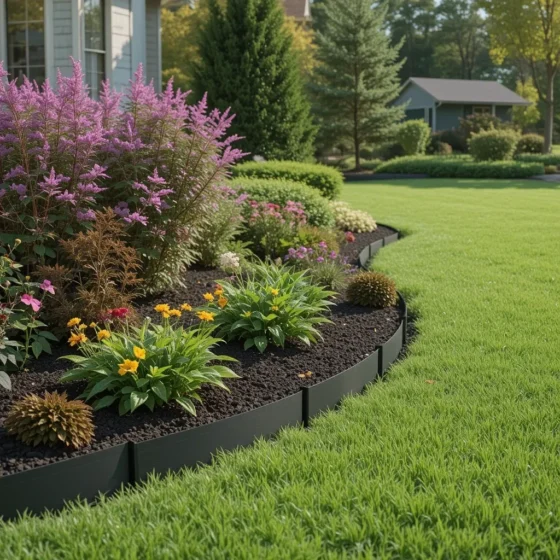 Steel Edging for a Sleek Finish