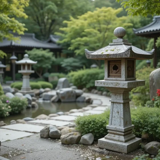 Stone Lanterns for Timeless Charm