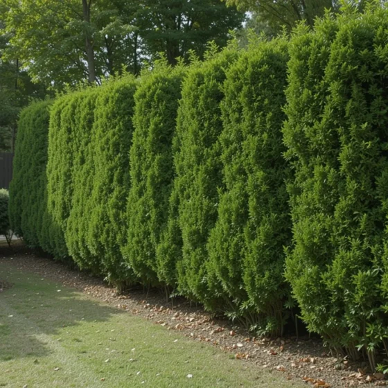 Tall Hedges That Naturally Shield Your Space