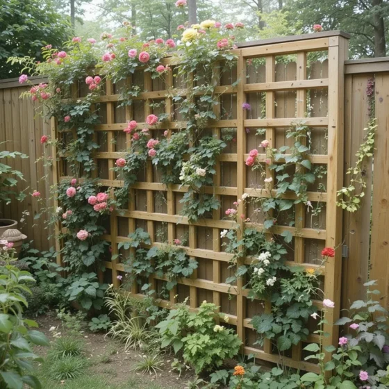 Trellis Fence for Vertical Gardens