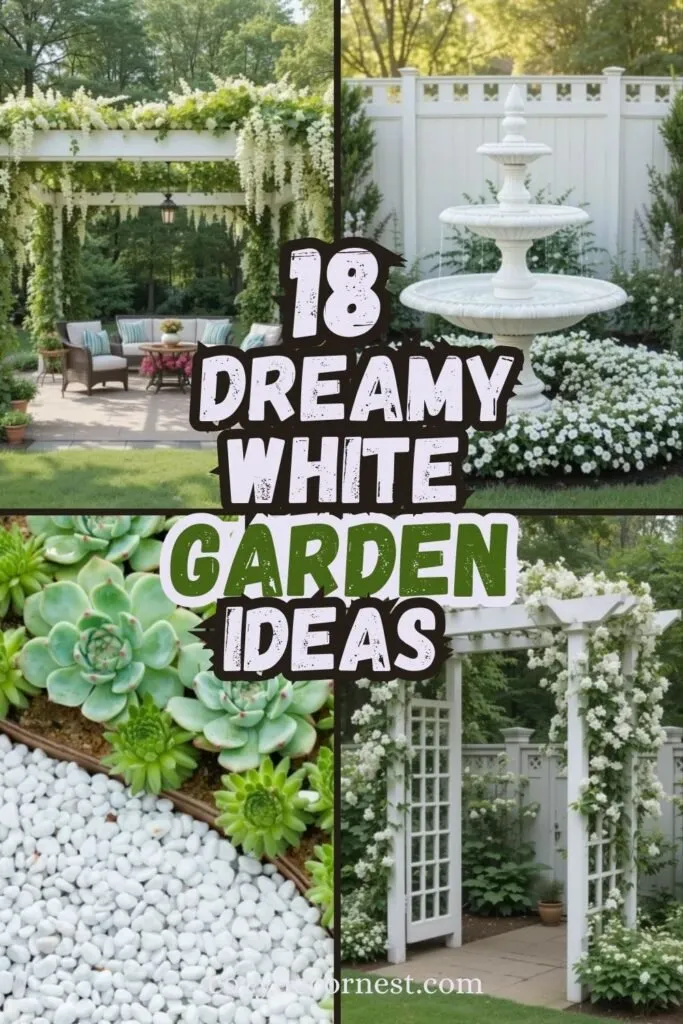 White Garden Ideas