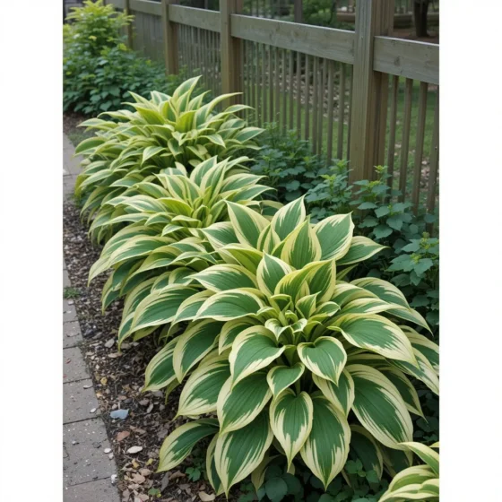 Border Garden with Contrasting Edges