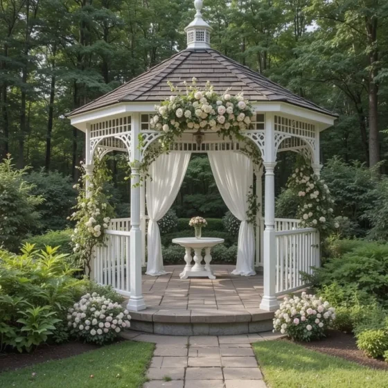 Garden Wedding Gazebo for Special Moments