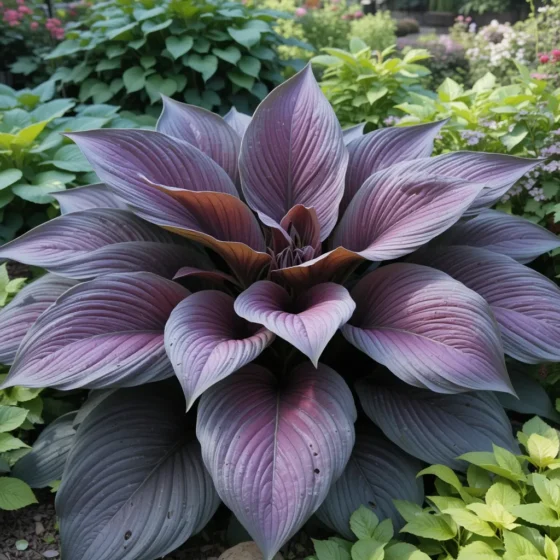 Large Leaf Hosta Focal Point