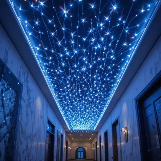 Fiber Optic Lighting for a Starry Effect