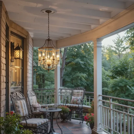Solar-Powered Chandeliers