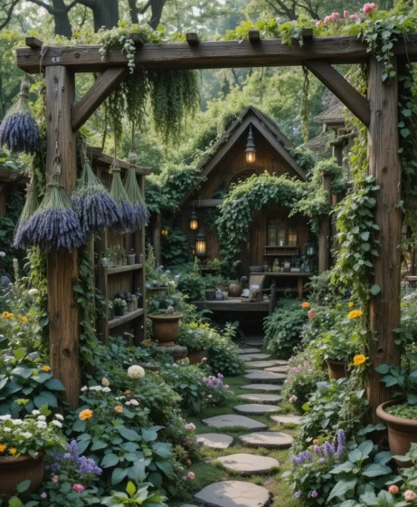 Hanging Herbs and Drying Racks