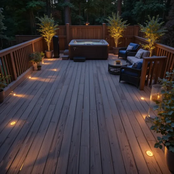In-Deck Accent Lights for Design Focus