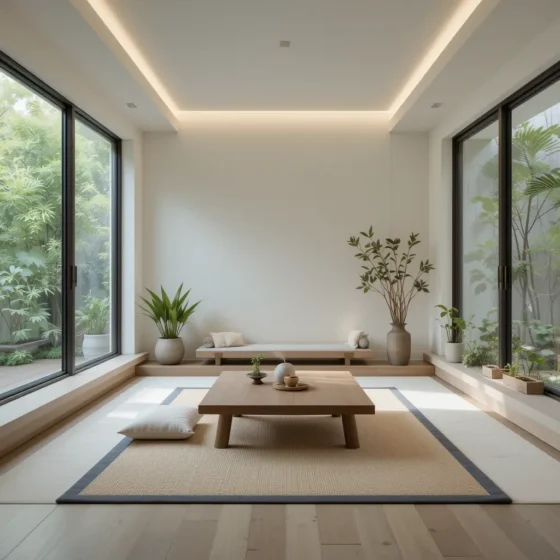 Minimalist Zen Space