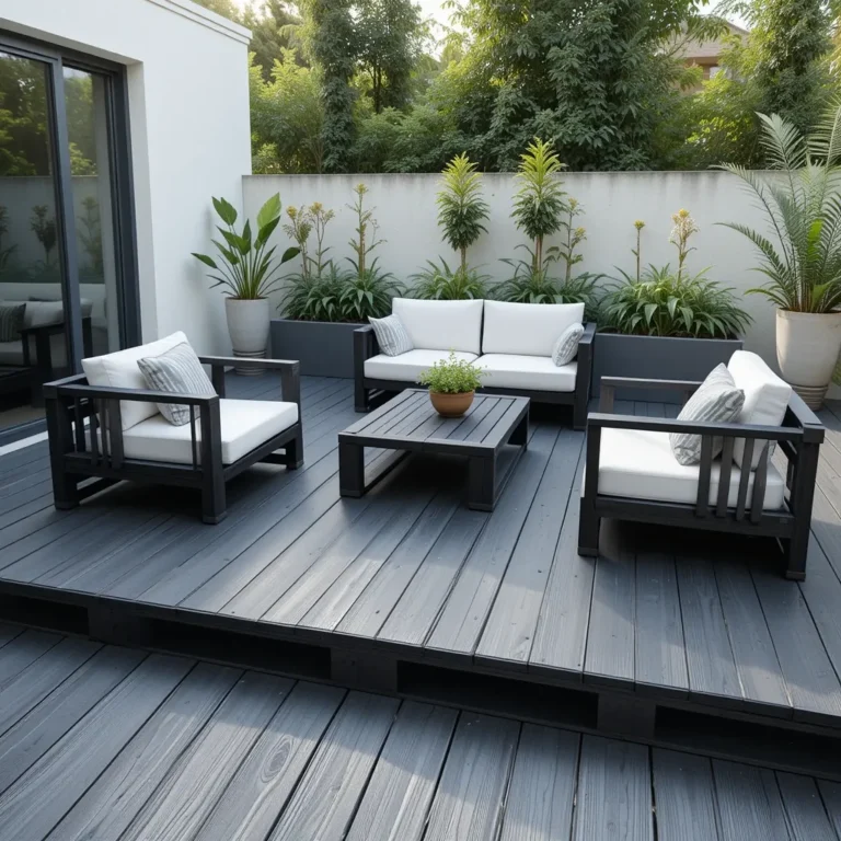 Modern Minimalist Pallet Deck