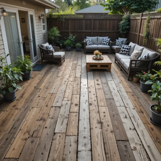Multi-Textured Pallet Deck