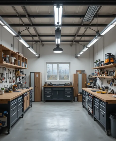 Pendant Lighting - Garage Lighting Ideas 