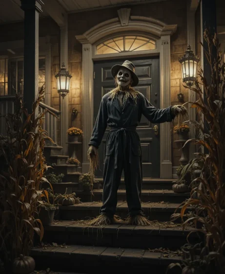 Scarecrow with a Sinister Twist