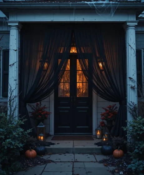 Spooky Porch Curtains
